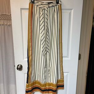 Chic Striped Wide-Leg Pants